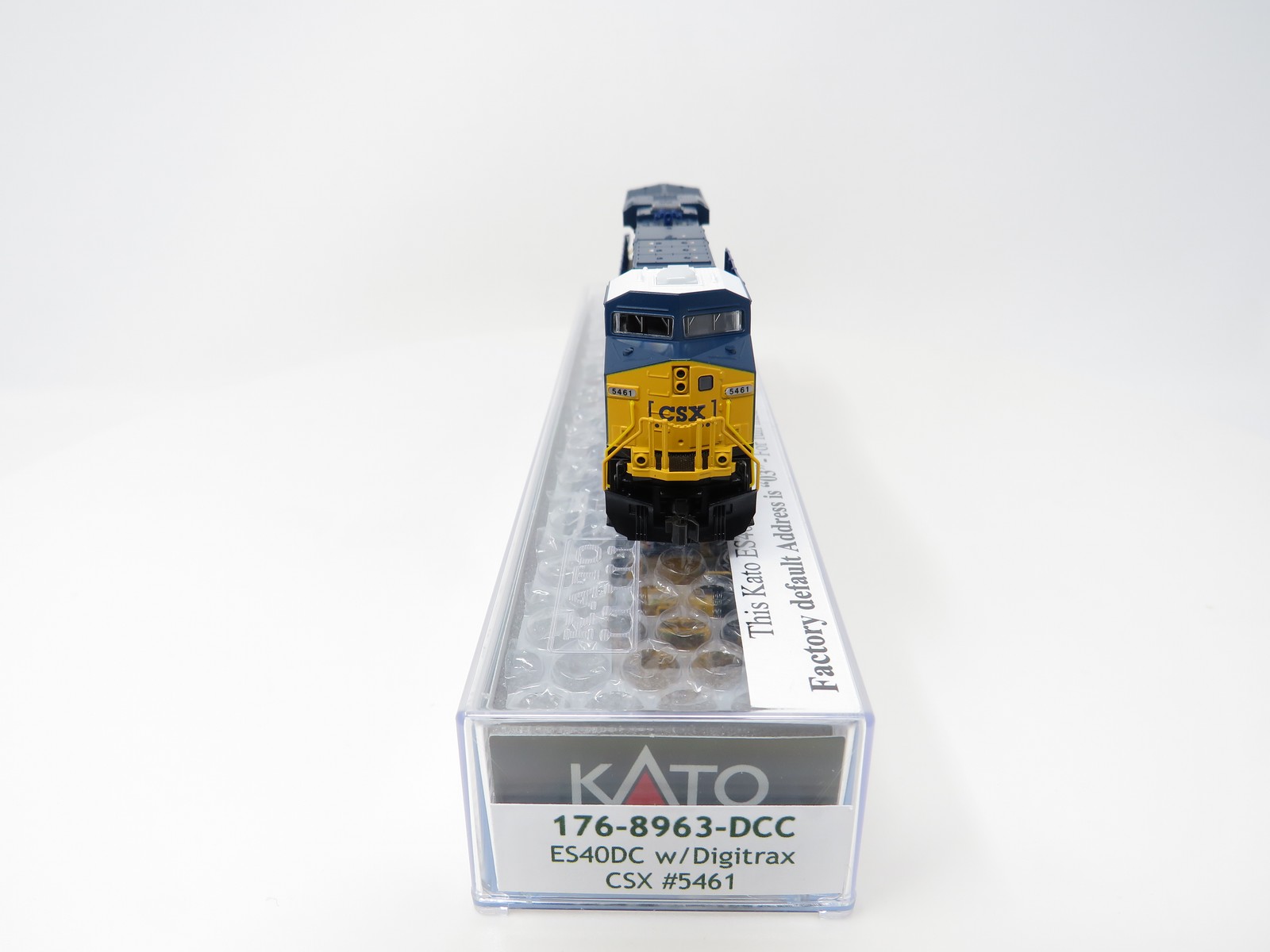 Kato N 176-8963-DCC CSX #5461 GE ES40DC GEVO Diesel Locomotive