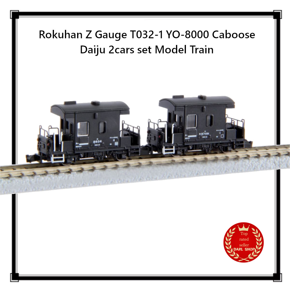Rokuhan Z Gauge T032-1 YO-8000 Caboose Daiju 2cars set Model Train Japan New