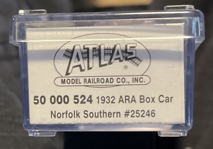 Atlas Model Railroad 1932 ARA Box Car ￼50000524 #25246 Norfolk Southern