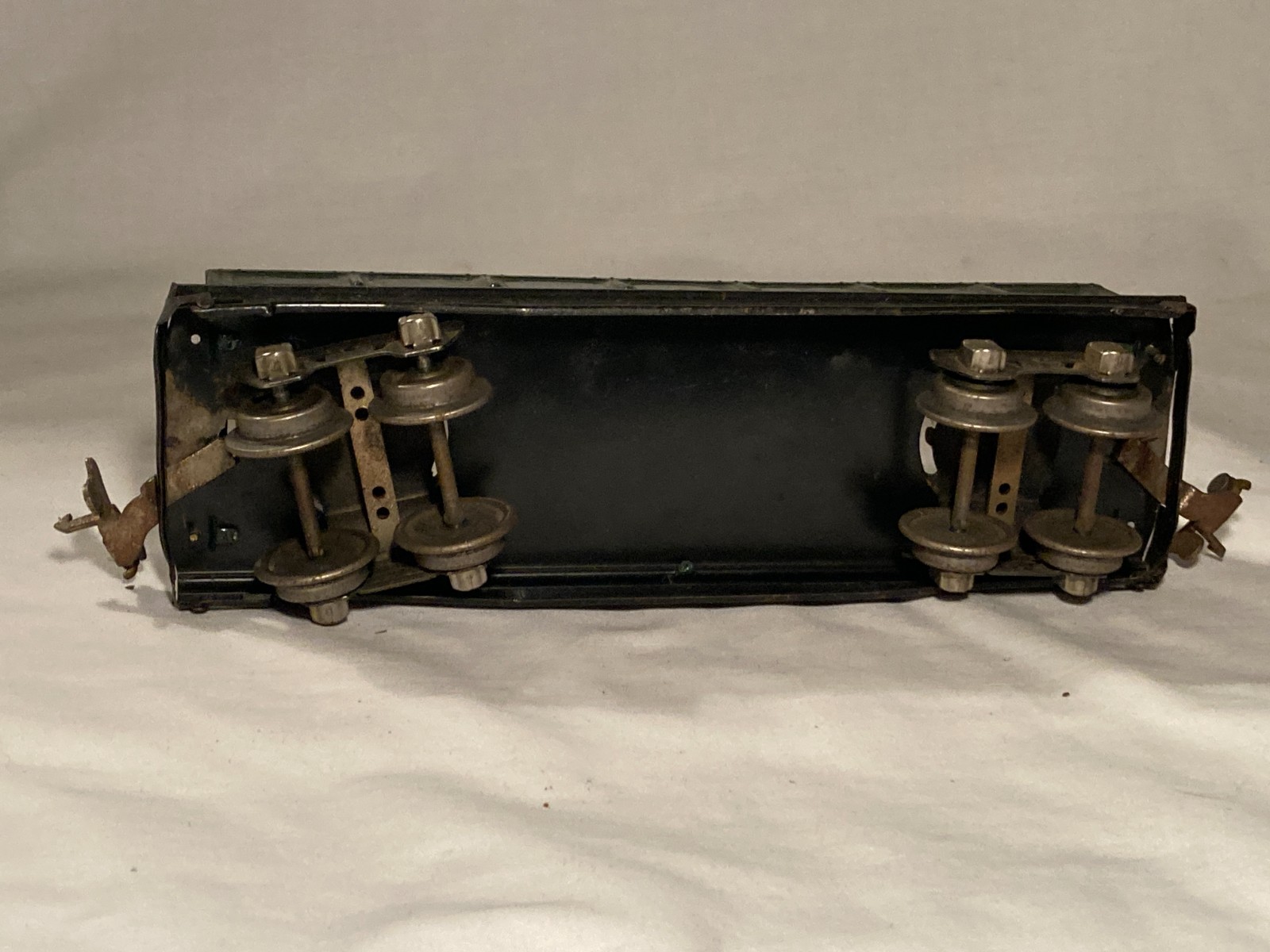 c1930s Prewar Lionel Lines No. 812 dark green and black Gondola Train Car