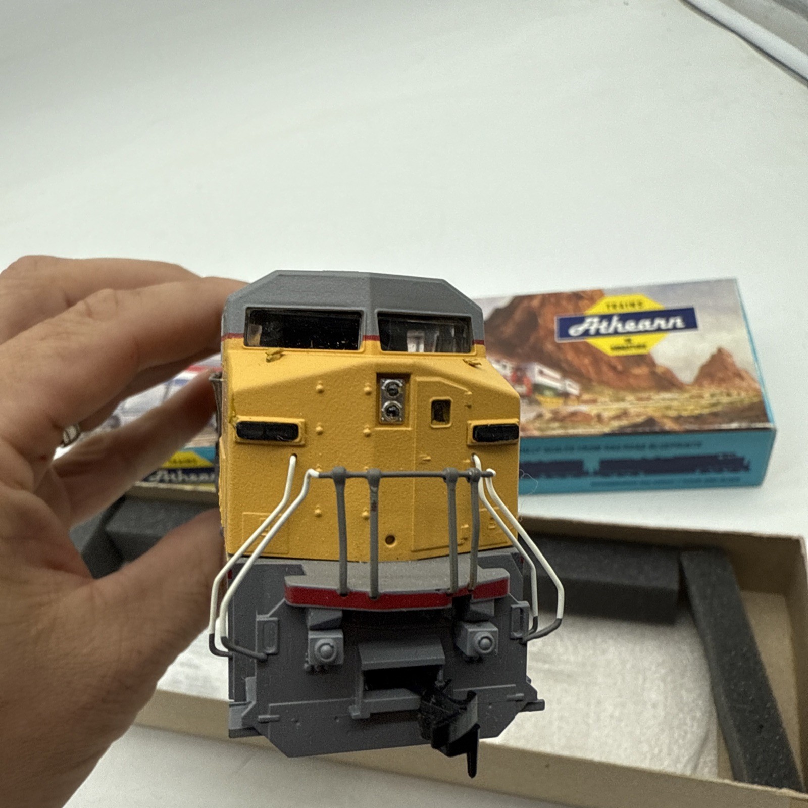Athearn AC4400 Power GECX 4002 Locomotive Engine Train Blue Box Nice