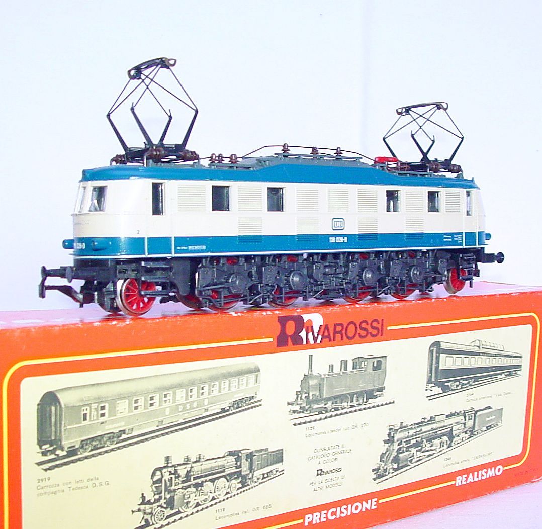 Rivarossi HO 1:87 DB BR 118 Deutsche Bundesbahn Pop-Art ELECTRIC LOCOMOTIVE MIB!