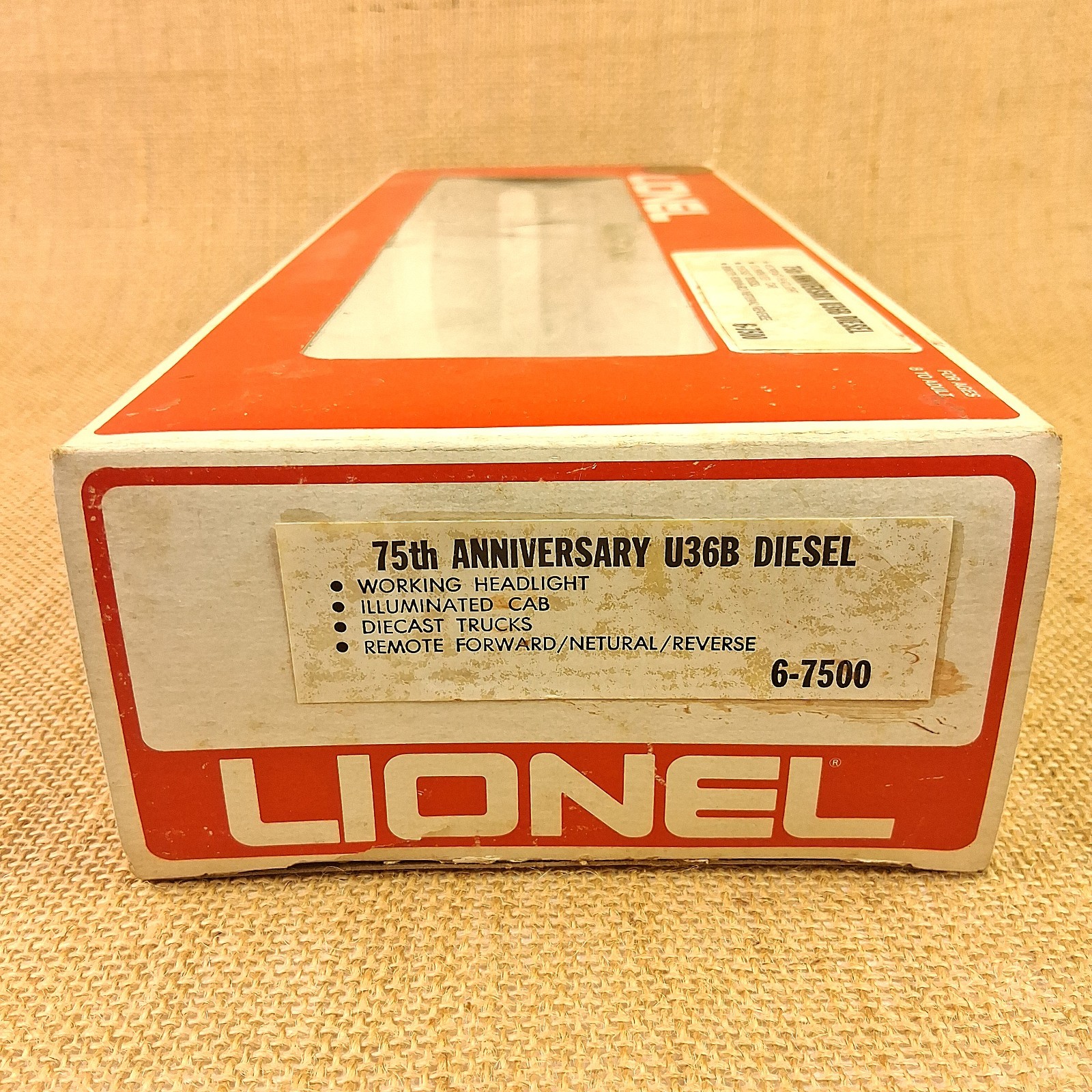 Lionel 6-7500 U36B Diesel 1900 – 1975 75th Anniversary