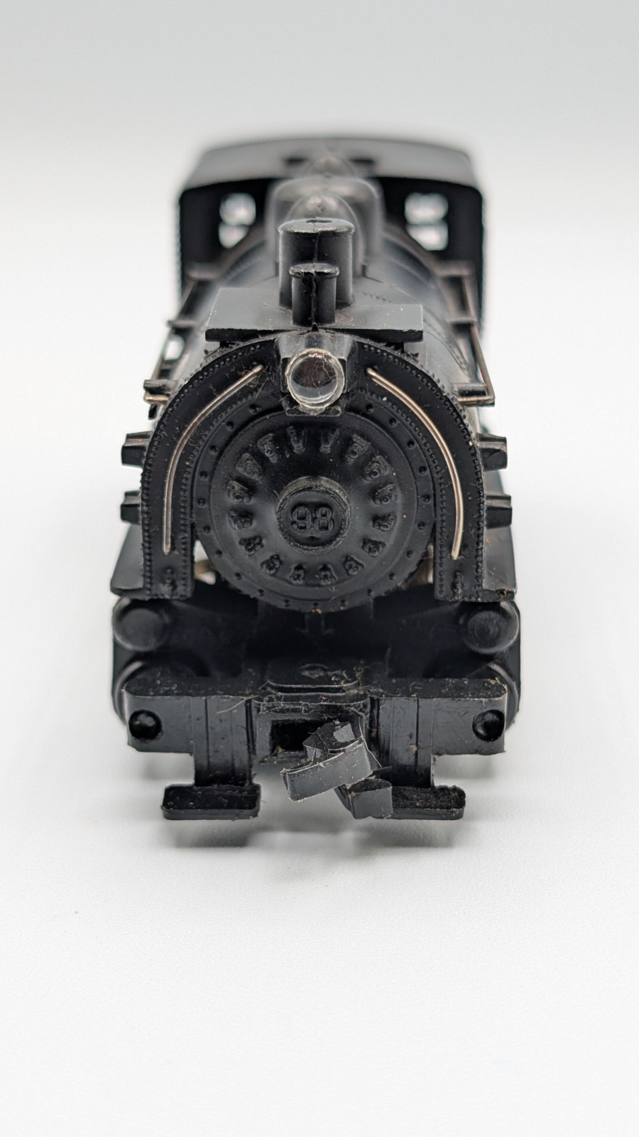 1970s HO Scale Life-Like AT&SF Santa Fe Steam Switcher Locomotive #98 (Untested)