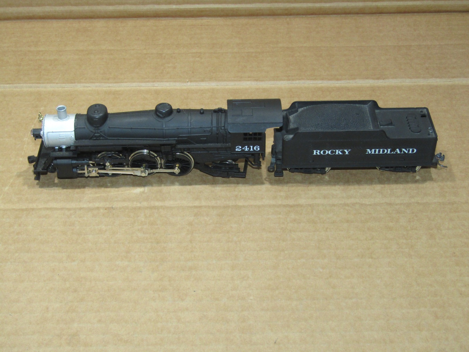 Mehano RSO ATEST Z-75157 Steam Locomotive 2416 Power tender Rocky Midland 4-6-2