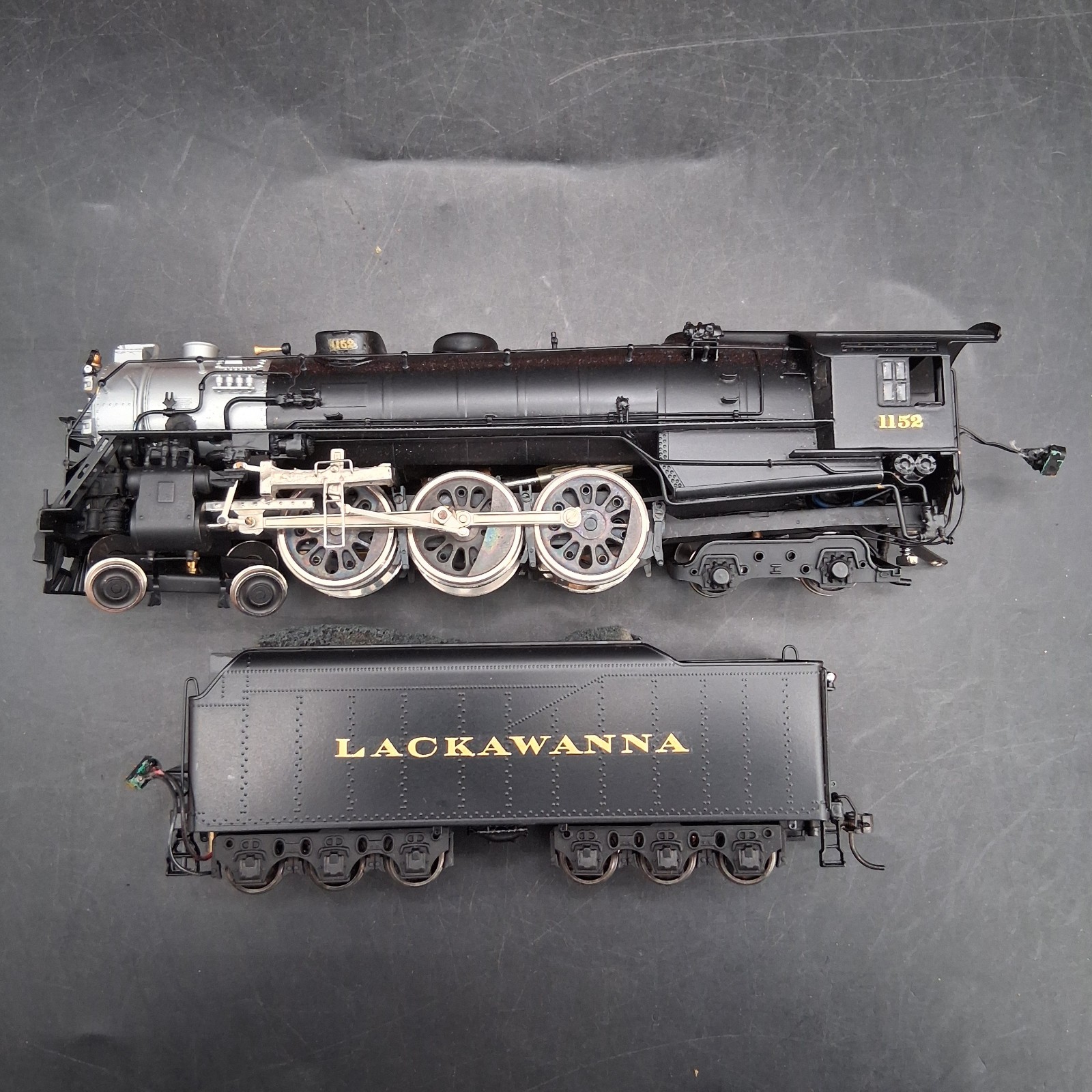 HO Gauge Brass DL&W M-1 Hudson 4-6-4 #1152 Nickel Plate KTM Japan / Original Box