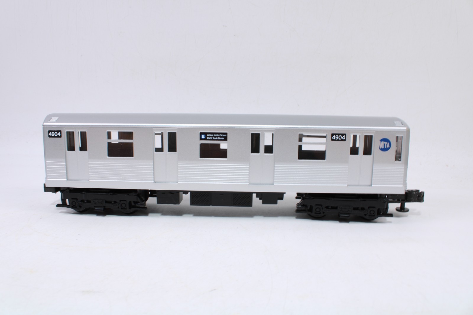MTH 30-2162-0 O Gauge 4-Car Subway Set MTA Silver w/Horn