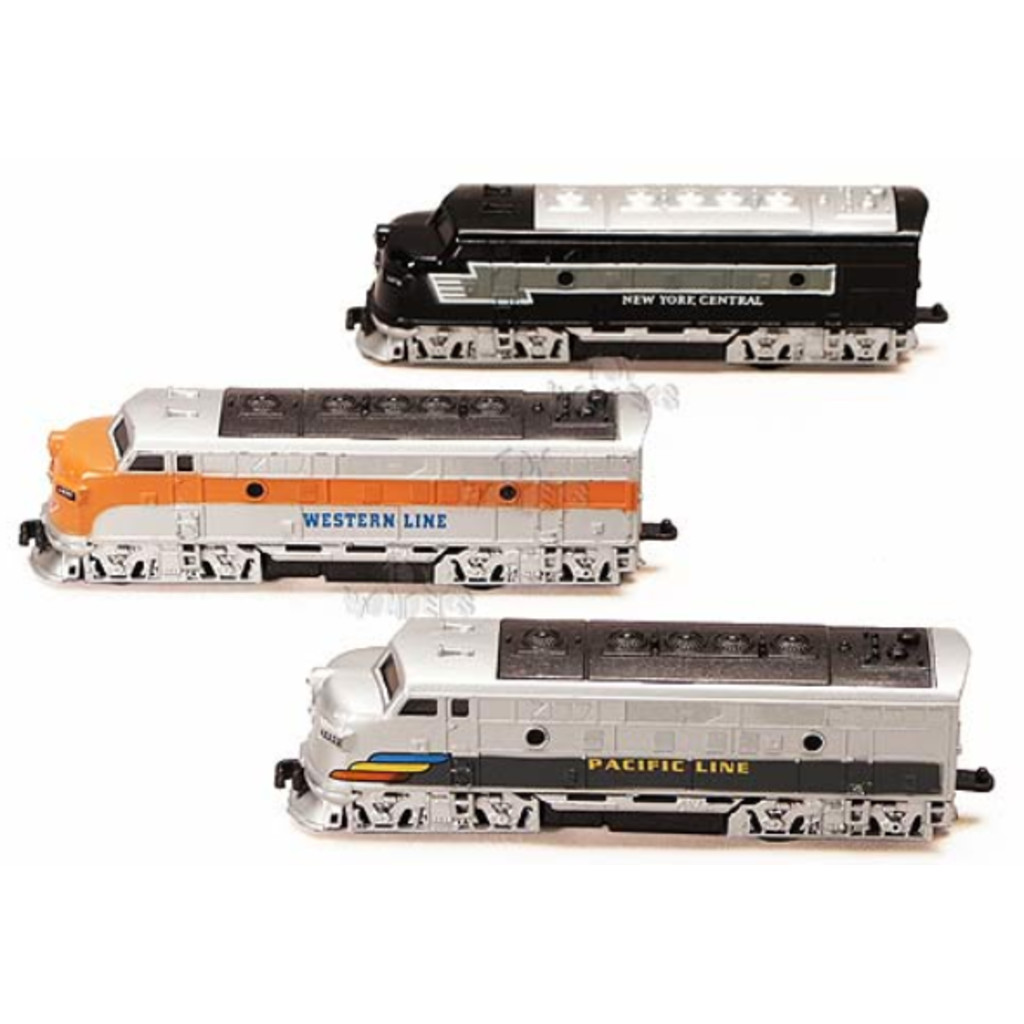 Classic Loco Diesel Engine Train Locomotive Powerful Pull Back Action 6 ½ Inches