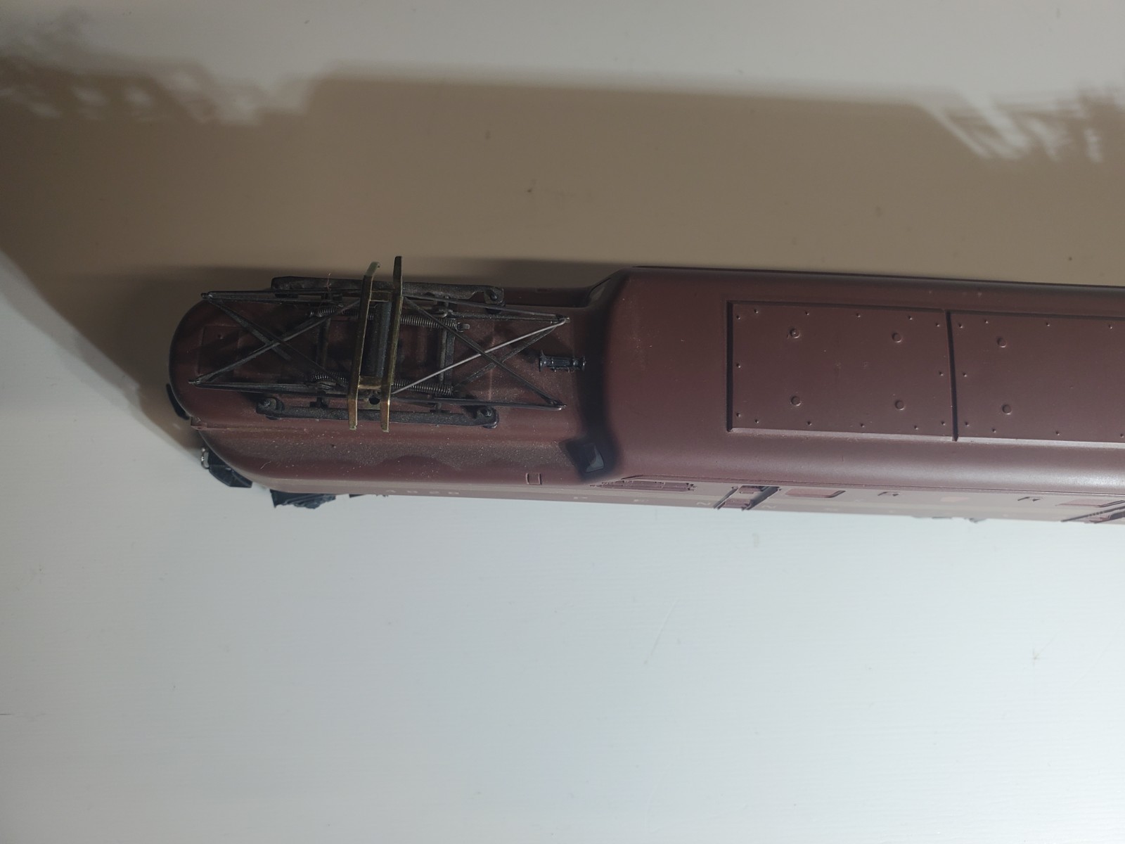 ho Pemco Pennsy #4828 GG1 Electric Locomotive – Tuscon Red – DC – Runs Good (B)