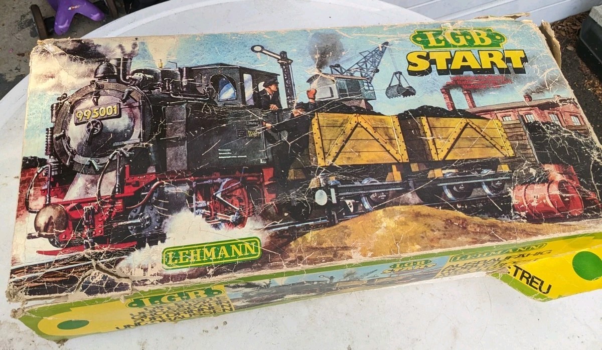 LGB LEHMANN G SCALE BIG TRAINS SCHOEMA DIESELLOK 20601 Set Original Vintage