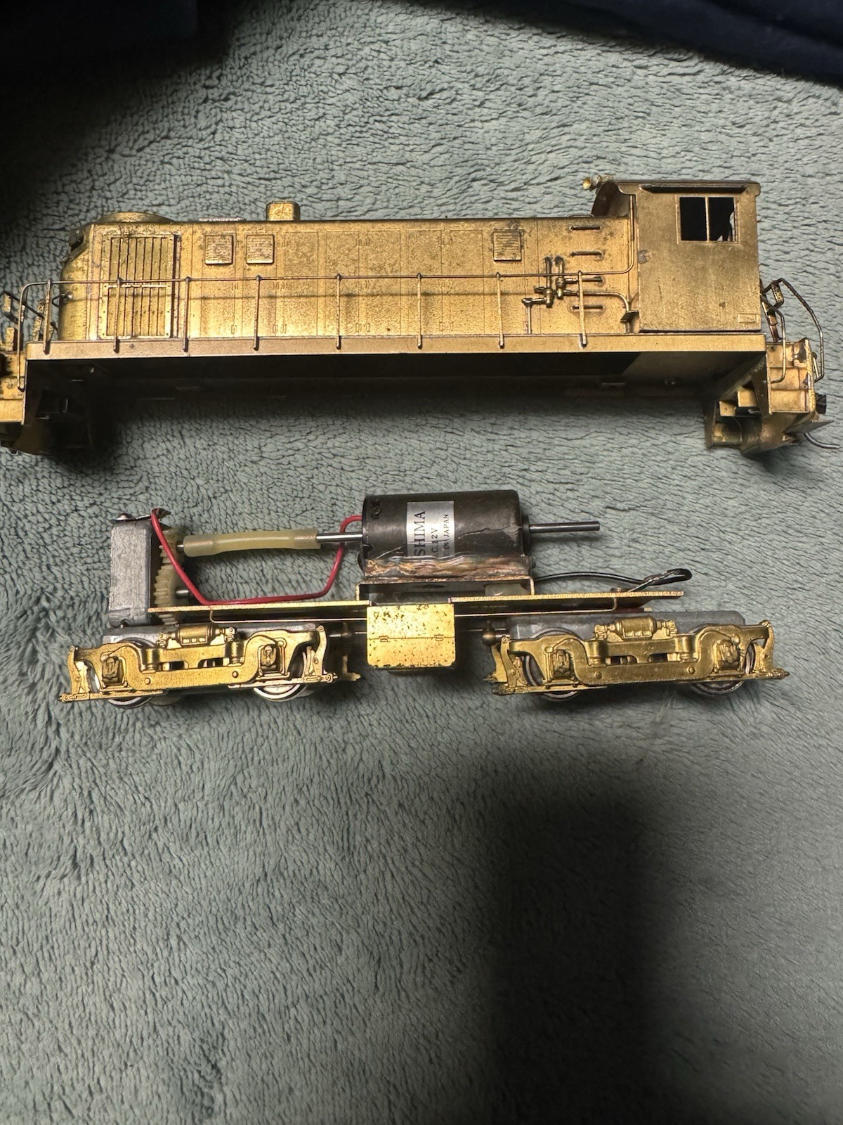 HO Scale Brass Diesel Switcher
