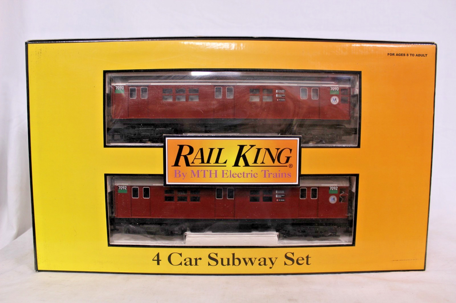 MTH Rail King 30-2198-1 MTA R21 4-Car Subway Set w/Proto-Sound 2.0 – New!!