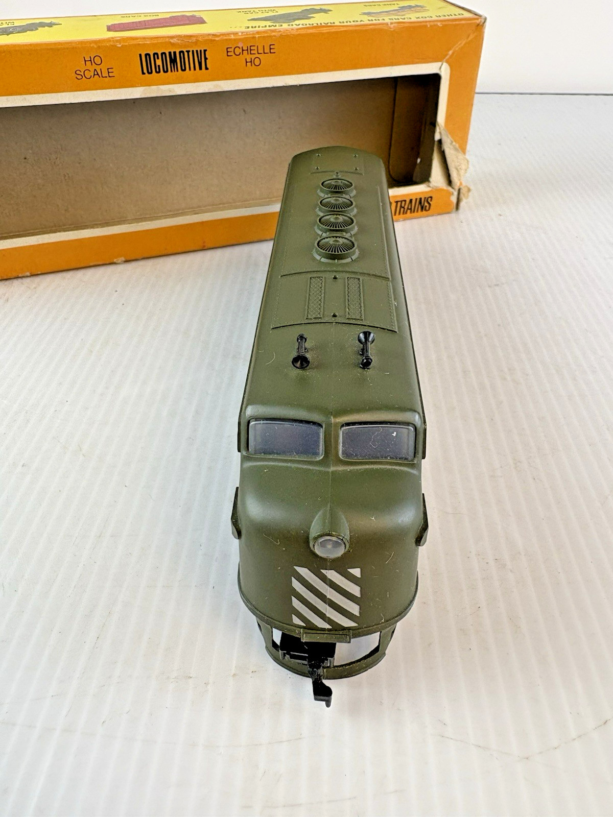 Cox HO Scale U.S. Army F3 Locomotive No.6111-6, Powered, Not Running, IOB