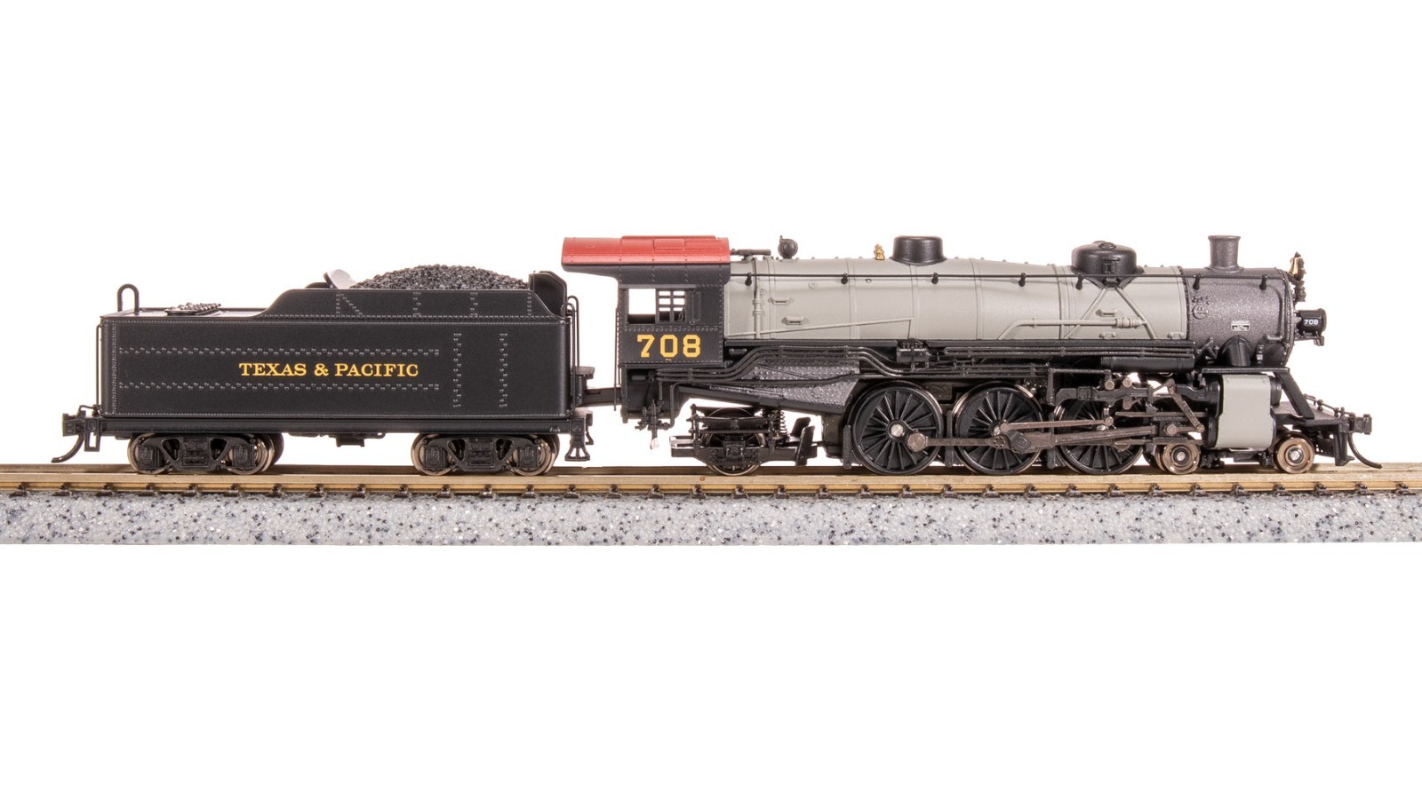 8011 Light Pacific 4-6-2, T&P 713, Gray Boiler, Paragon4 Sound/DC/DCC, N (NP)