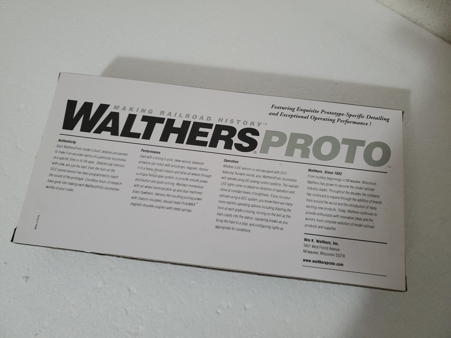 HO WALTHERS PROTO 920-48752 EMD E9A SOUTHERN PACIFIC SP # 6051 DCC READY