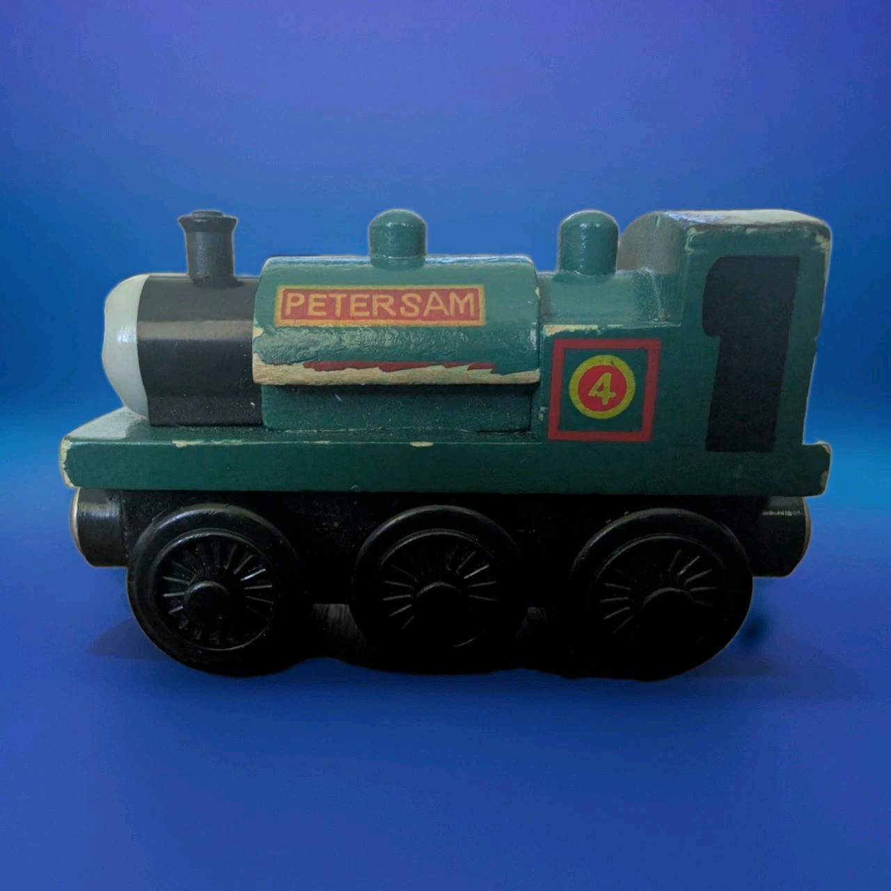 Thomas Friends Wooden Railway Peter Sam Green Toy Train Engine