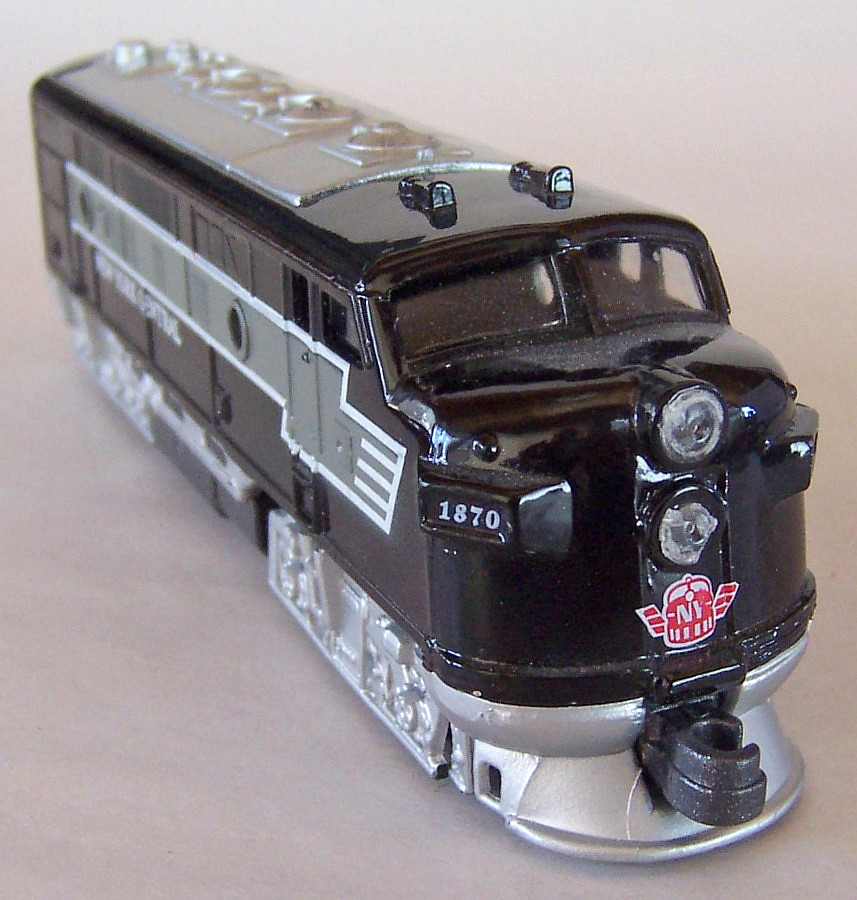 Toysmith New York Central 1870 Locomotive Engine, PULL-BACK TOY, Excellent