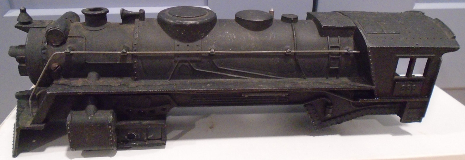 MARX DIE CAST 666 STEAM ENGINE BOILER SHELL & HANDRAILS & DRAWBAR LOT R