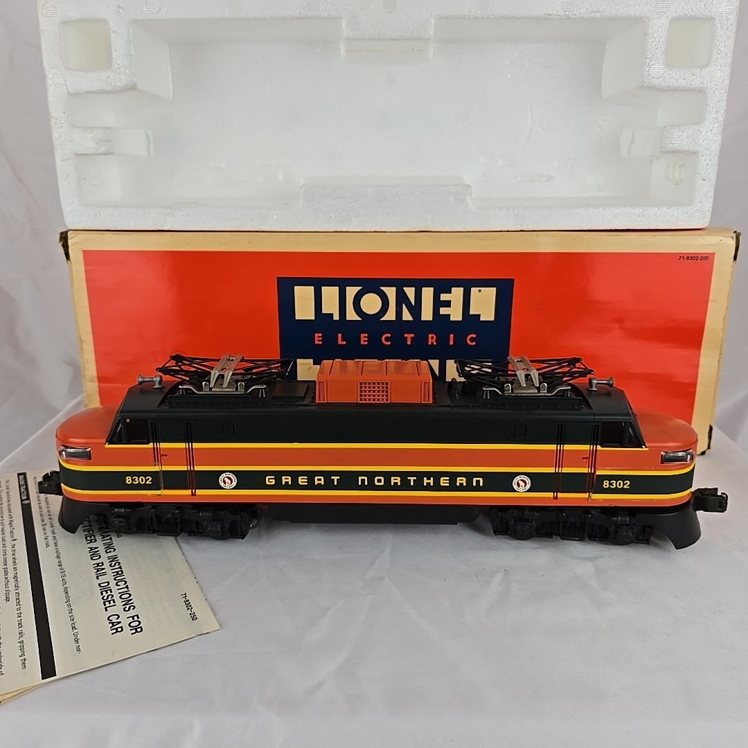 Lionel 6-18302 Great Northern Electric Engine O Gauge #8302 UNTESTED