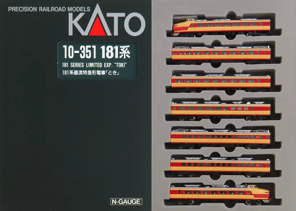 KATO 10-351 JNR 181 Series Limited Express Toki 7-Car Set N Gauge Japan