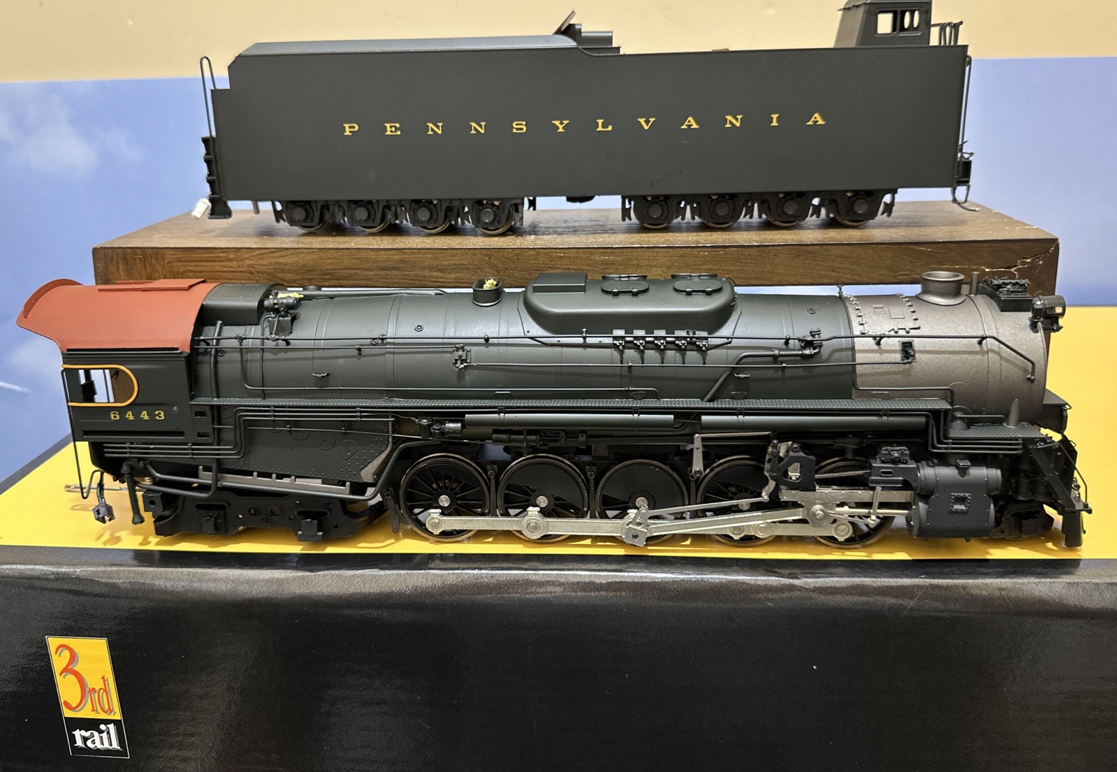 Sunset Models 3rd PRR J-1a 2-10-4 Decapod Steam Locomotive #6443 [2-RAIL] O