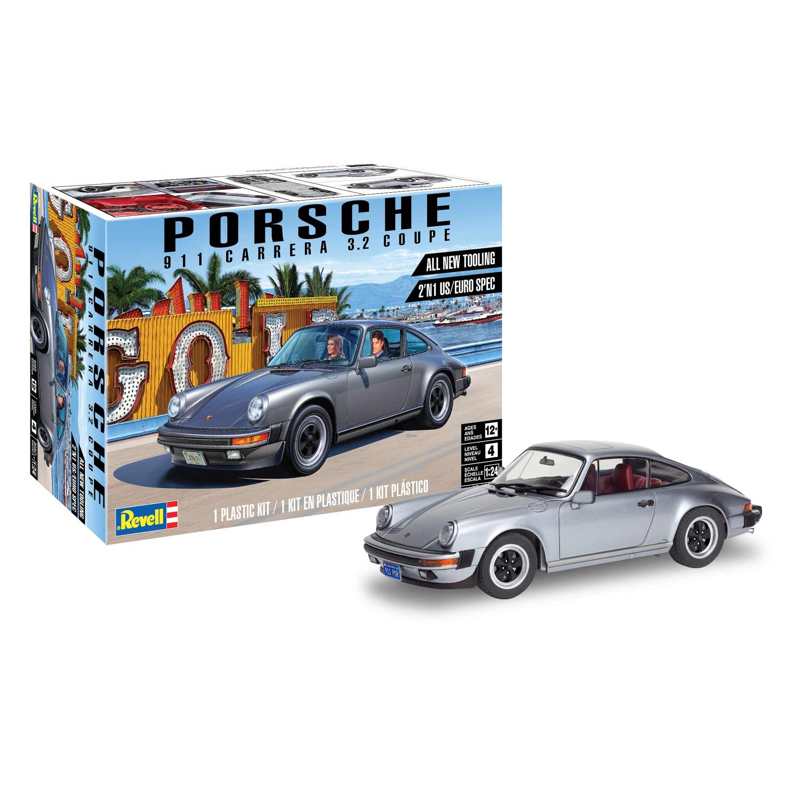 CARRERA REVELL OF AMERICAS INC 1/24 Porsche 911 Carrera 3.2 Coupe RMX854521