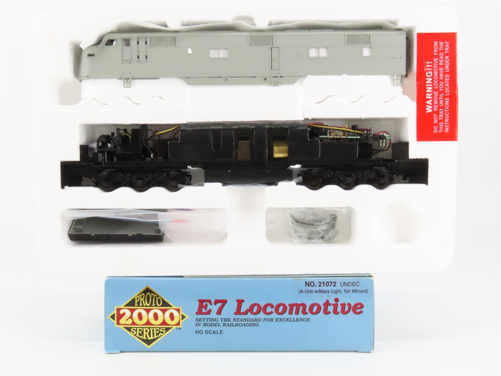 HO Scale Proto 2000 21072 Undecorated EMD E7A Diesel Locomotive – DCC Ready