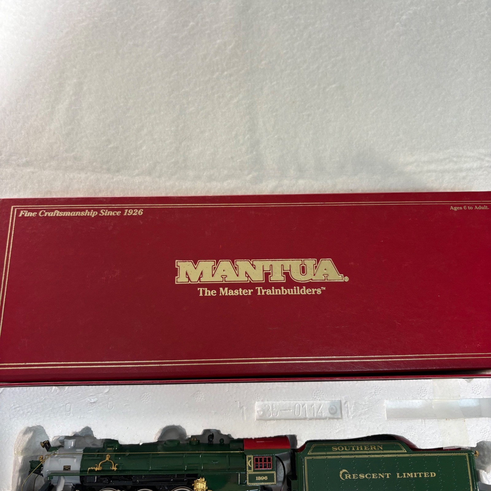 Mantua HO Scale Southern Crescent Limited 1896 Steam Engine Train