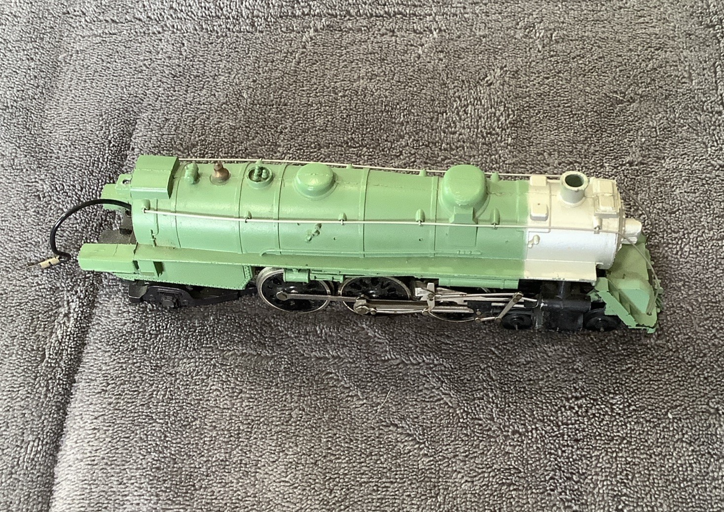 HO Scale Die Cast Locomotive For Parts Heavy Model Train Engine