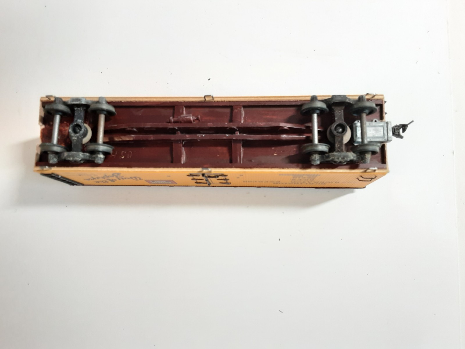 Vtg Lot Of 8 Box Cars, Tanker Cars, Flat Cars, Gondola See Description (4)