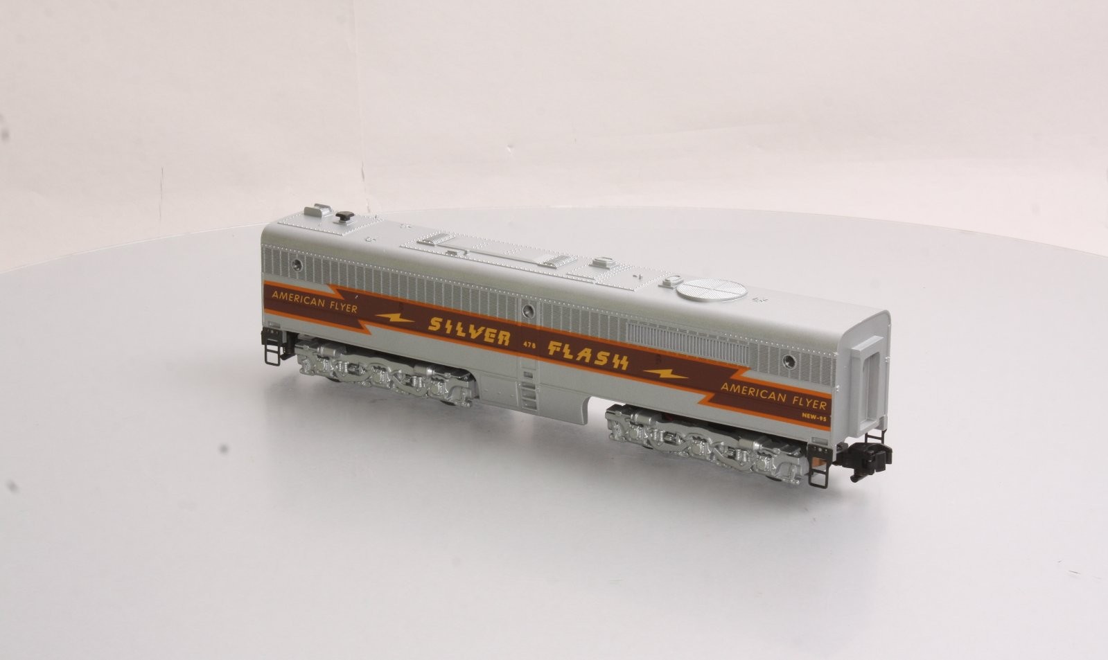American Flyer 6-48127 S Silver Flash Non Powered Alco B Unit with Horn #478 LN