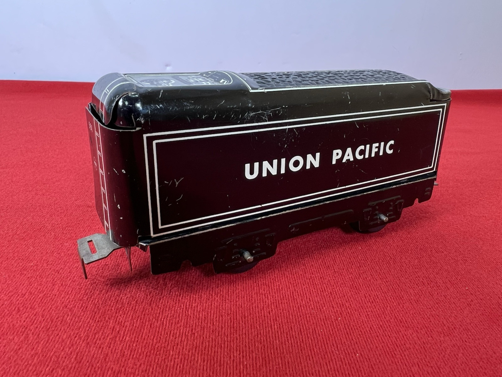 Vintage Marx 551 O Gauge Union Pacific Tin Litho Coal Tender – Good Condition