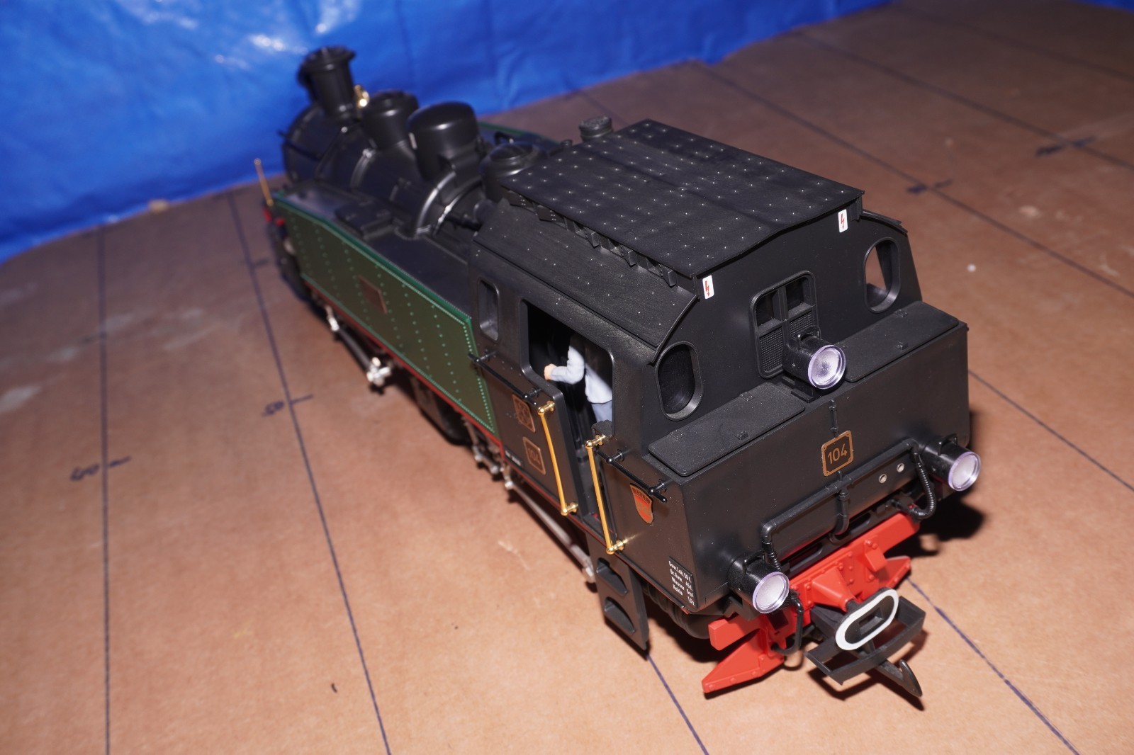 LGB Spur G 20851 Mallet Steam Locomotive Green/Black, Epoche III