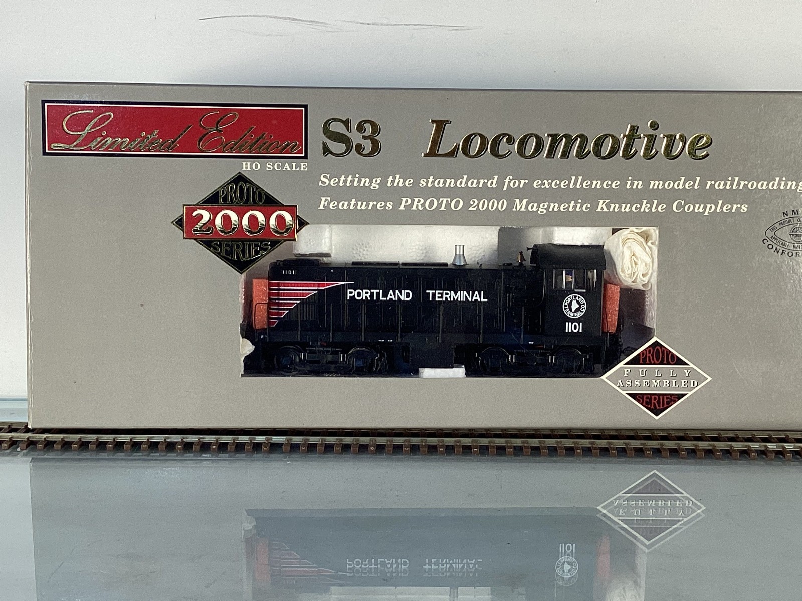 Proto 2000 S3 Locomotive #1101 Portland Terminal, Upgraded w/ LOKsound DCC