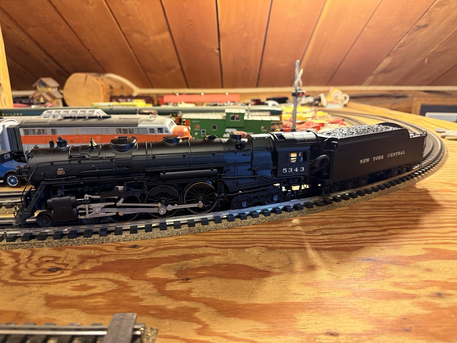 K-Line K3270-5343S NYC J1E Hudson & Tender #5343 w/Railsounds TMCC