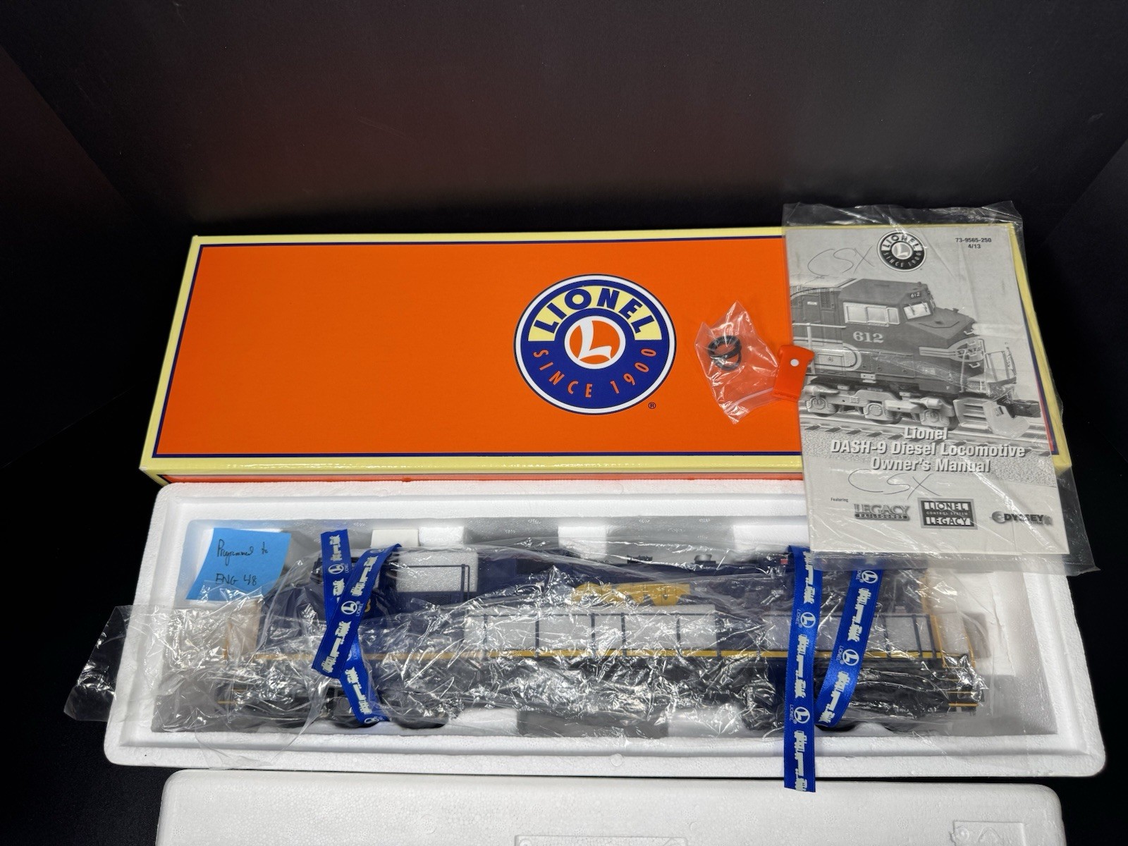 Lionel LEGACY 6-39584 CSX Dash 9-44CW diesel engine #9048 LNIB
