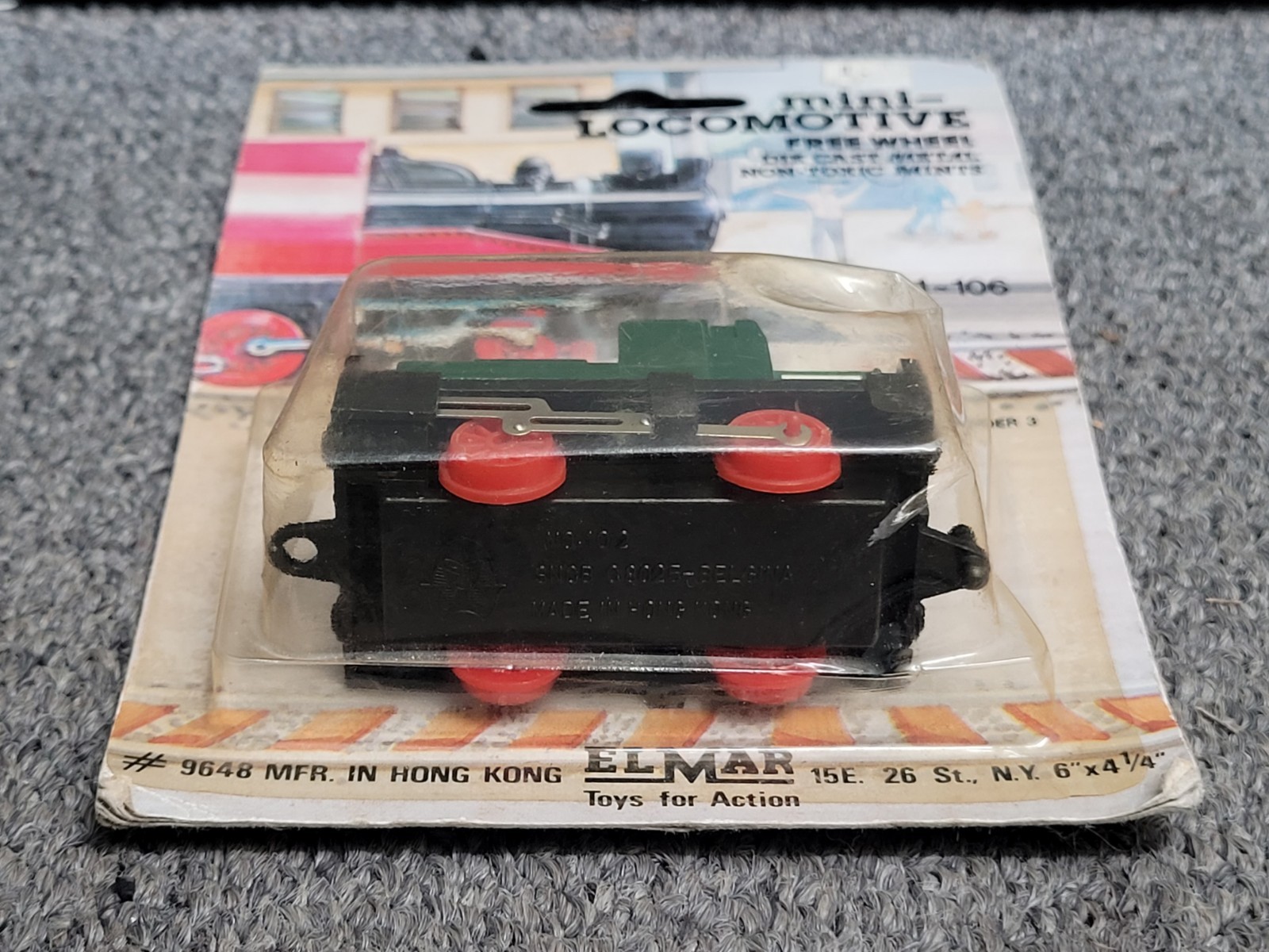 NOS ELMAR SNCB C8025-Belgina Mini Locomotive Diecast Toy Train SEALED! Hong Kong
