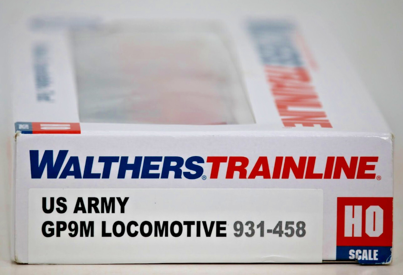 Walthers 931-458 HO United States Army EMD GP9M Diesel Loco – Standard DC #4628