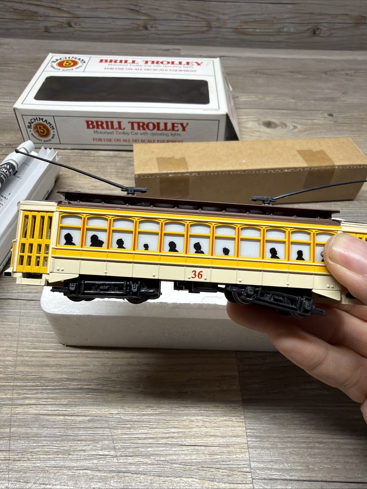 Bachmann #61048 HO Scale Brill Trolley Car-#36