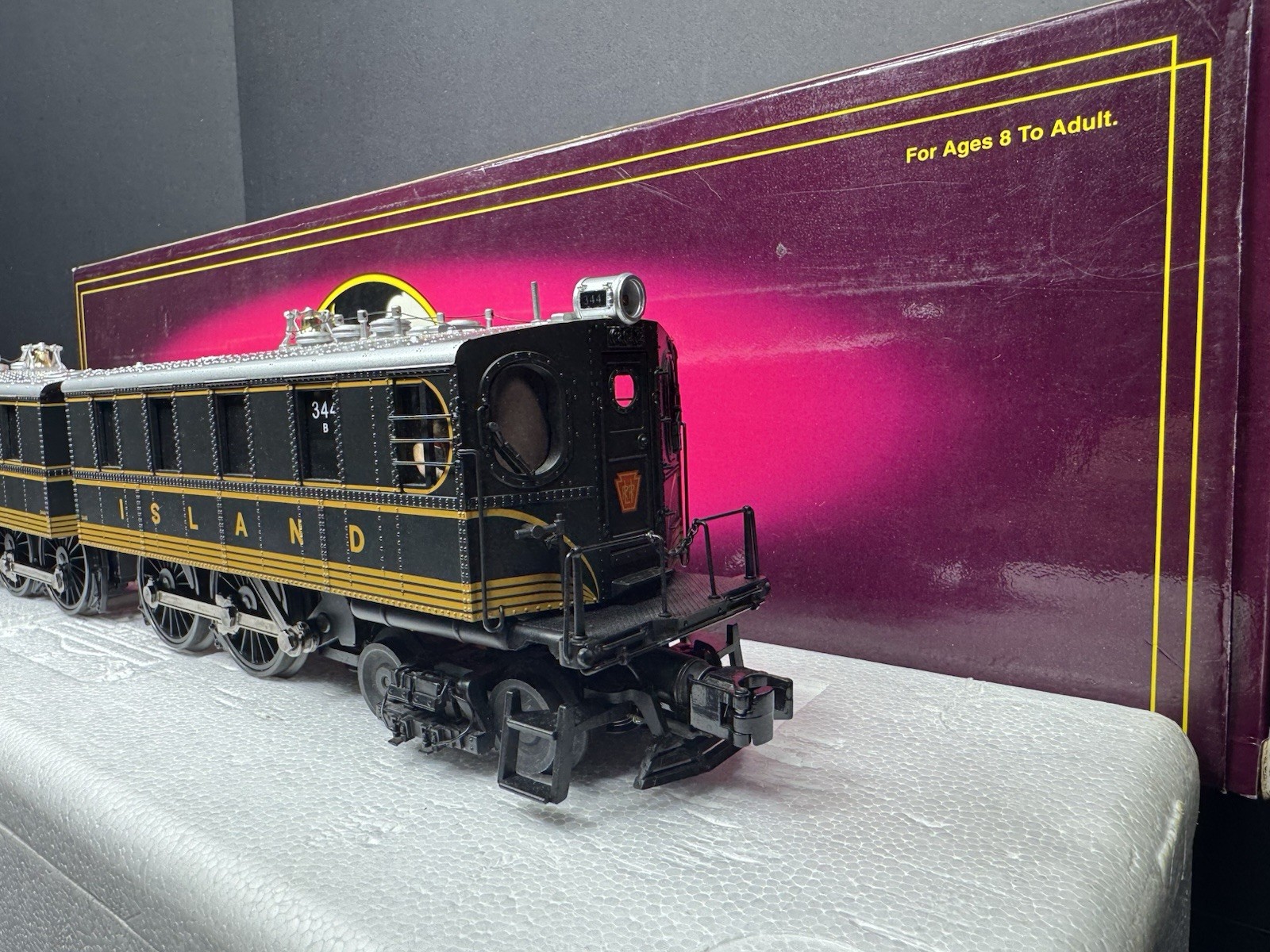 MTH 20-5534-1E Long Island DD-1 electric engine #344A #344B PS2 BCR EX