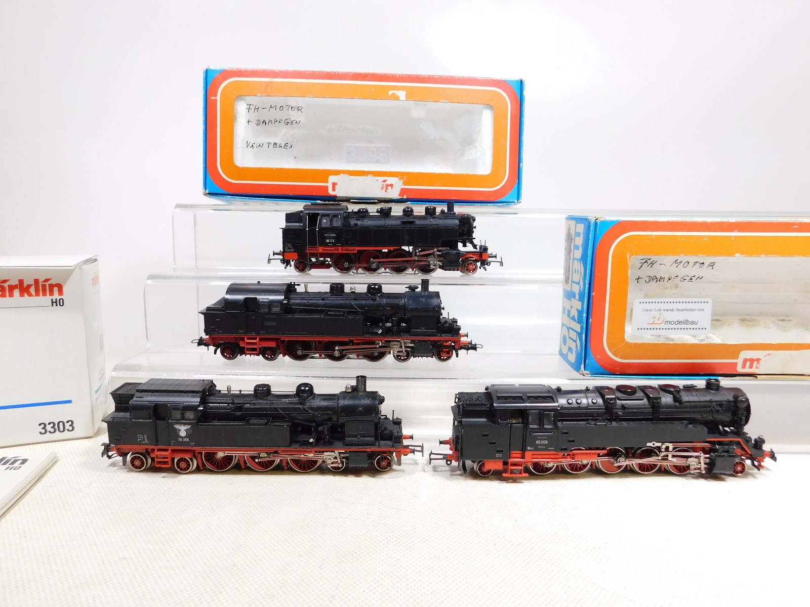 Märklin H0 defect IN Set Locomotives faults Faulhaber 3096 3106 3303 3309#