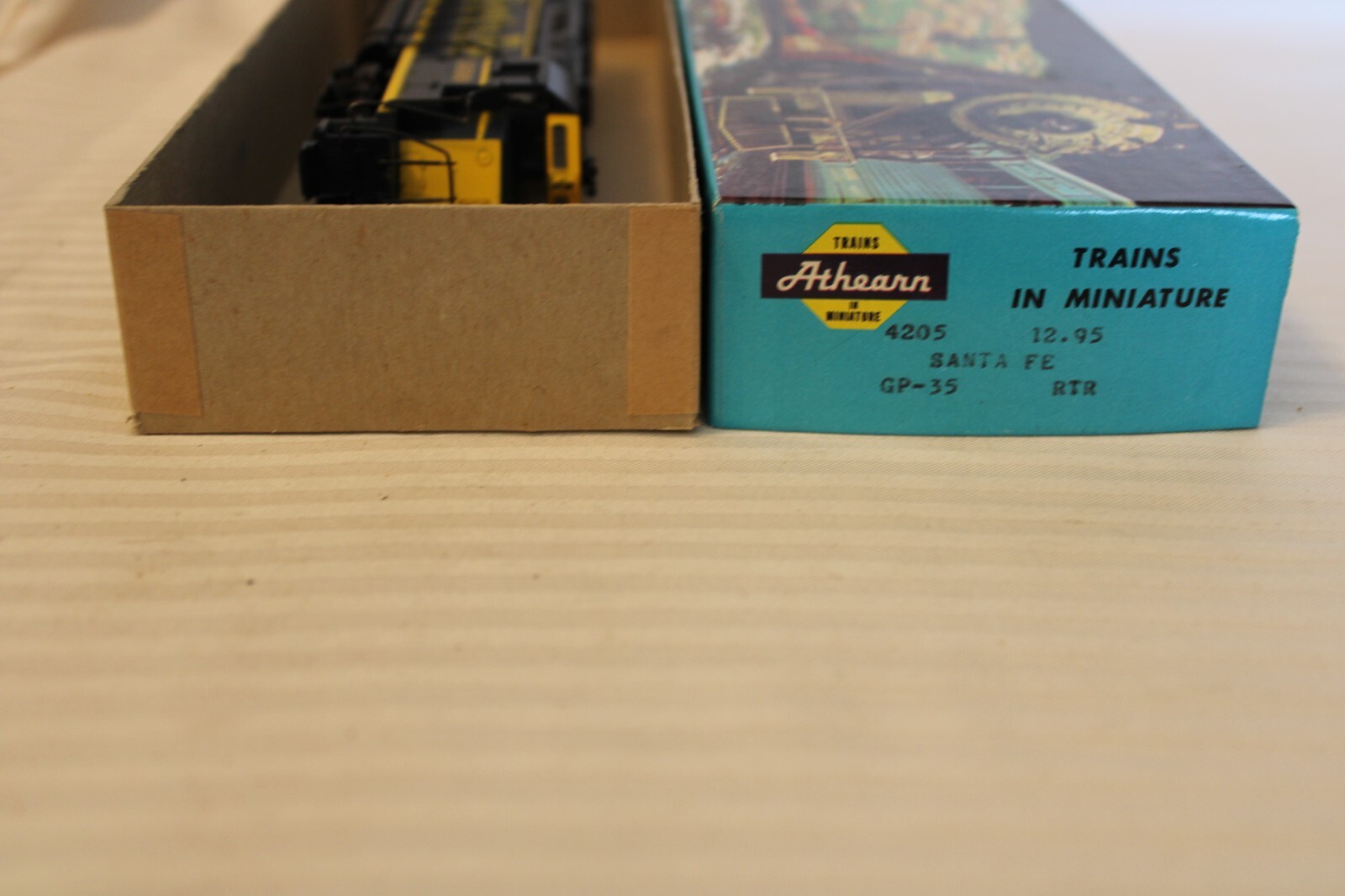HO Scale Athearn, GP-35 Diesel Locomotive, Santa Fe, Blue, #1400 – 4205 Built