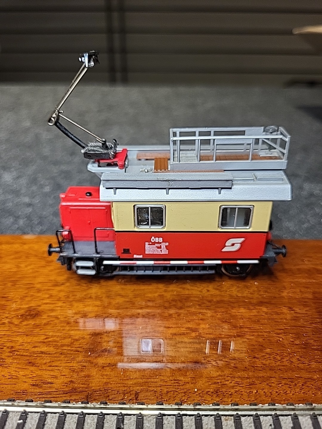 Vintage Kleinbahn HO Scale OBB X534.80 turmwagen Tower Maintenance Locomotive