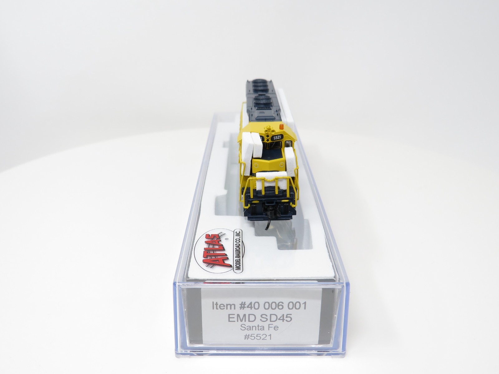 Atlas N 40006001 Santa Fe Warbonnet EMD SD45 Diesel Locomotive Freight Train