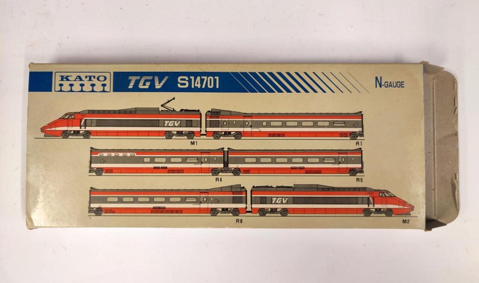Kato S14701 TGV N Scale Bullet Train