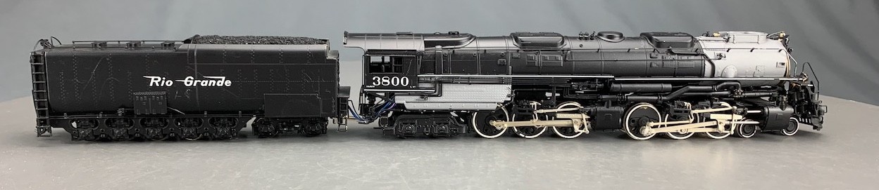 HO Key Brass D&RGW L-97 Challenger 4-6-6-4 Steam Loco #3800 w/DCC&SND HO8233