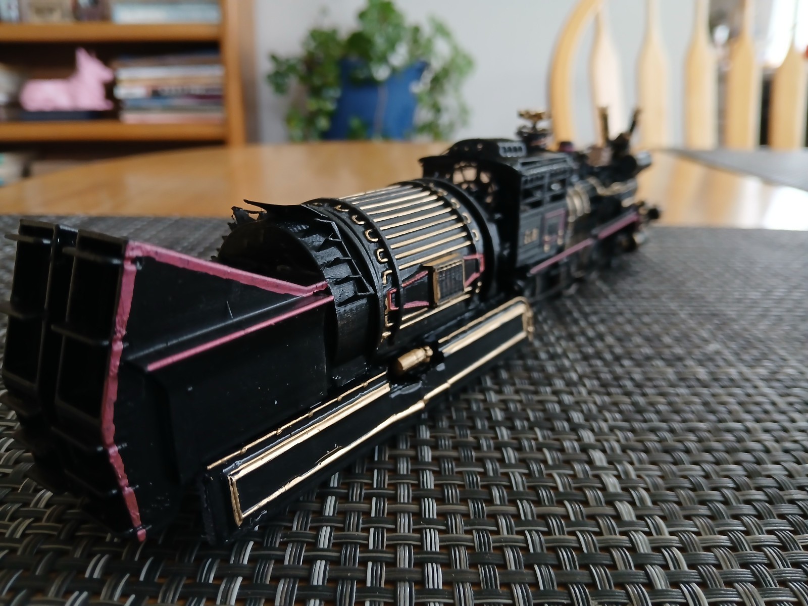 HO scale TYCO Rogers 4-6-0 Customized Back to the future Time Machine Locomotive
