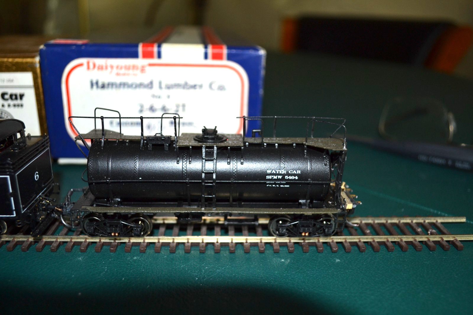 Custom NJ Brass HO Hammond Lumber Co #6 2-6-6-2T w/Water Car-DCC Sound & Lights