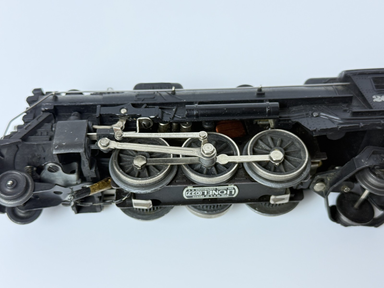 1948 Lionel #2026 Steam Locomotive & 6466W Whistle Tender w/Orig Boxes UNTESTED