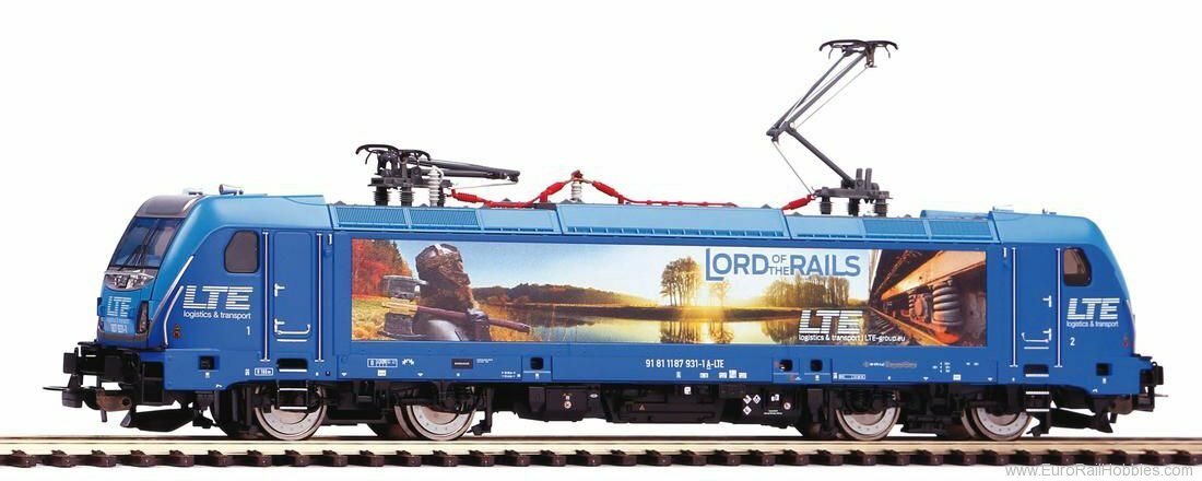 Piko HO DC German Electric Locomotive BR 187 LTE “Lord of the Rails” PN 51578